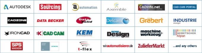 Excerpt of 85 vertical market places: The multiplier for your Electronic CAD Product Catalog are our numerous vertical market places.