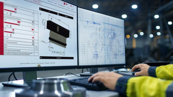 Ingenieure erhalten in Sekundenschnelle das genaue GCT 3D Steckverbindermodell